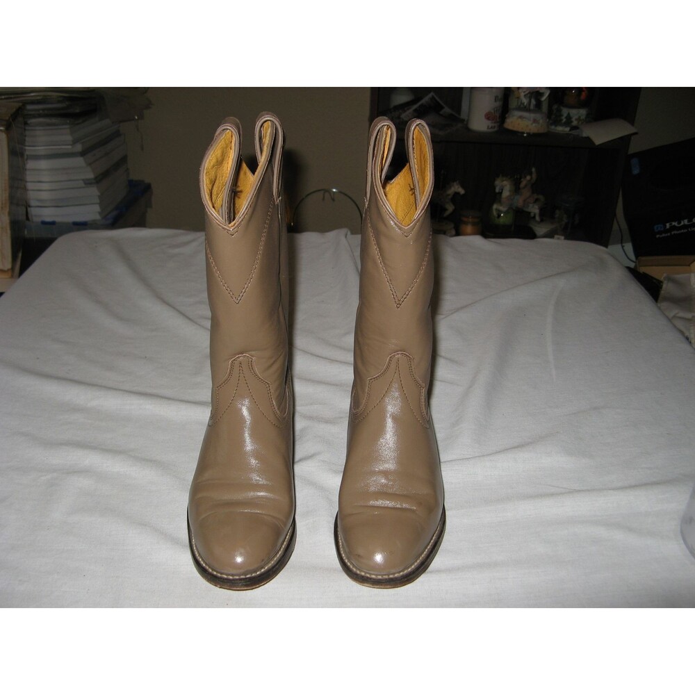 Womens Girls Wrangler  Roper Sand Cowboy Boots  4933 Size 5M Nice Boots
